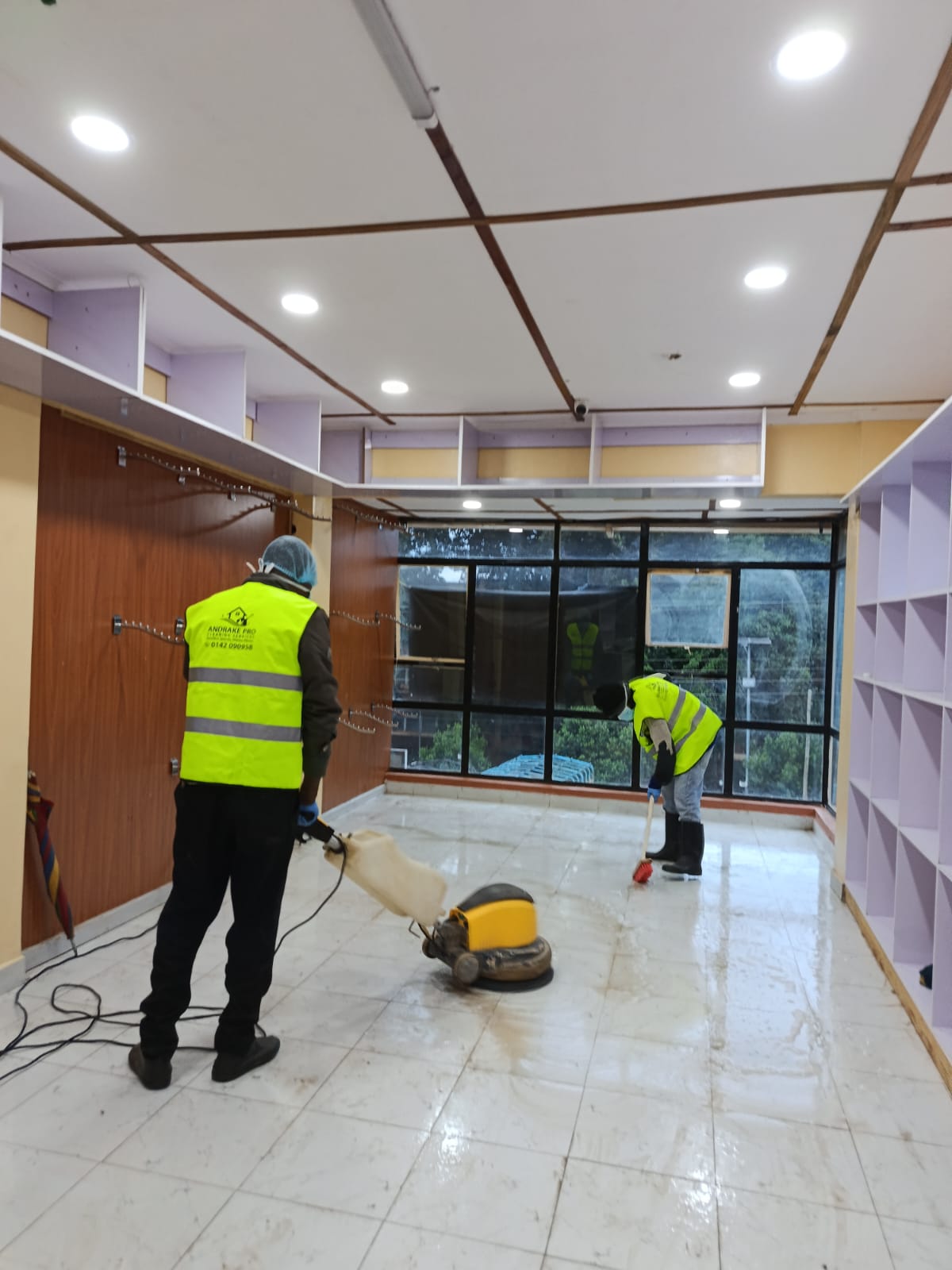 Post construction cleanup